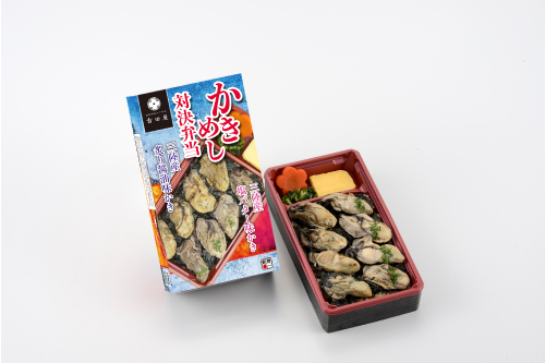 かきめし対決弁当（三陸産塩バター味かき、三陸産炙り醤油味かき）