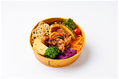 まるベジ「雑穀ご飯と赤魚の甘辛あん」