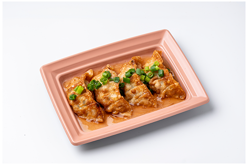 フカヒレ餡かけお魚揚げ餃子