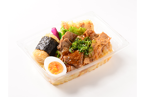 豚生姜焼きぶっかけうどん弁当